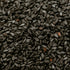 a closeup photo of black seasame seeds