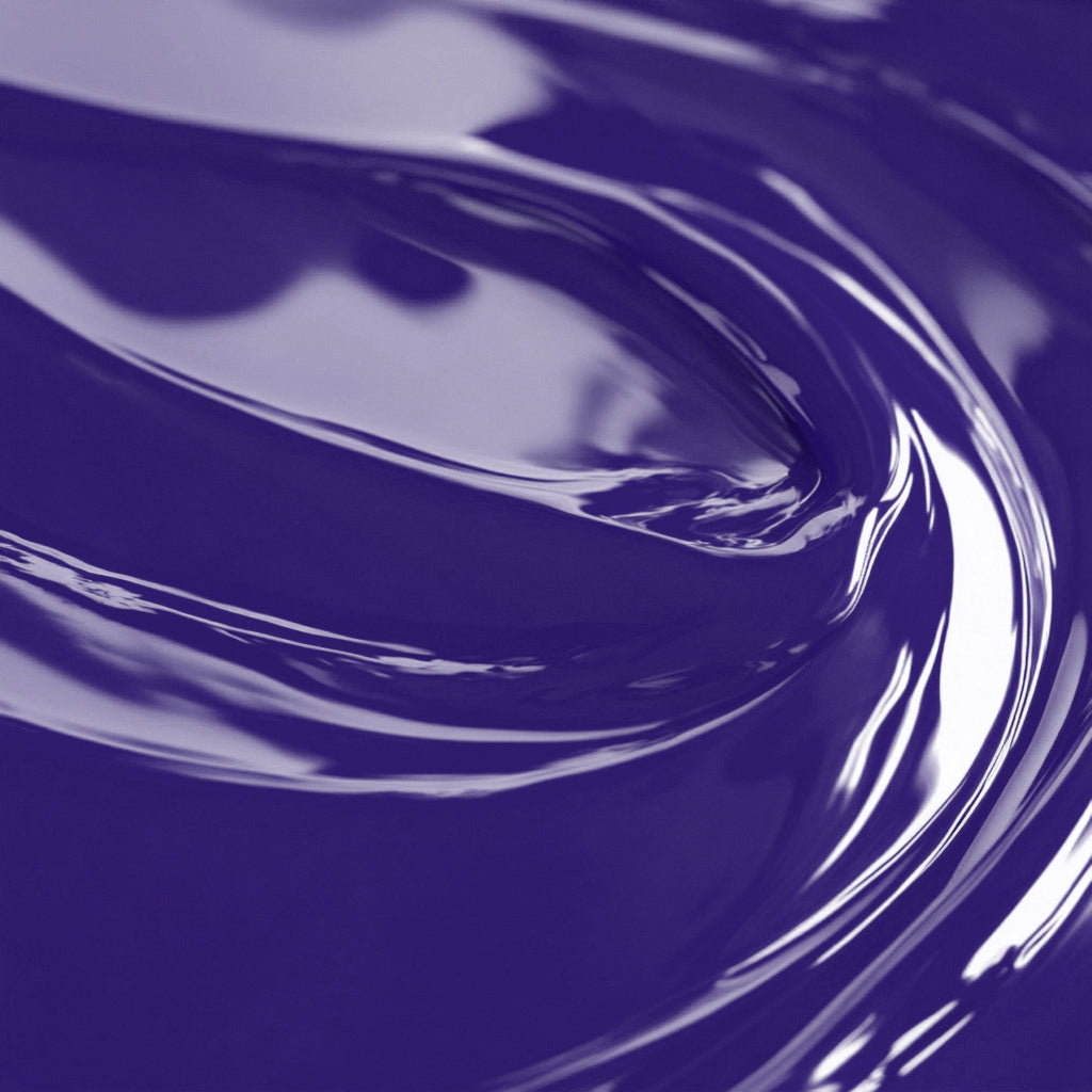 A close-up image of a purple liquid candle dye container showing the product's texture and color.