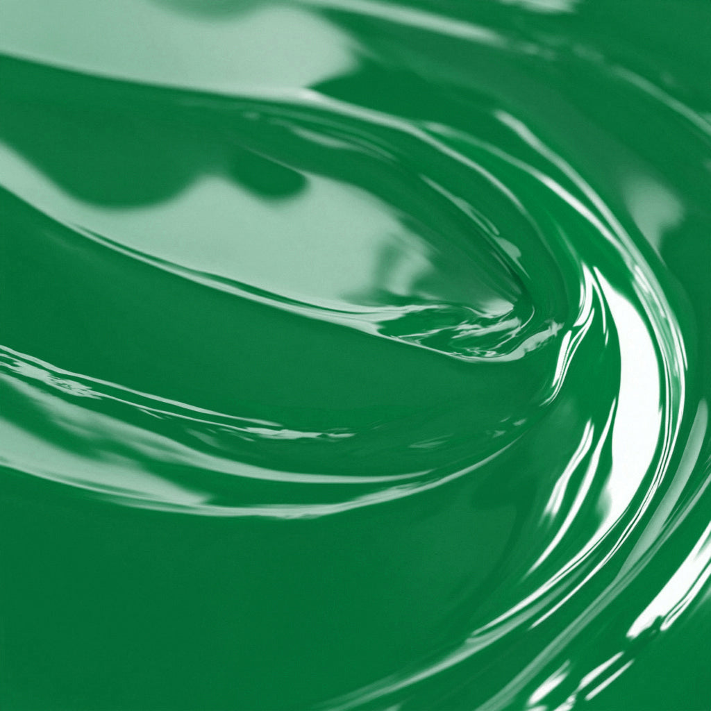 A photo of shamrock green liquid candle dye