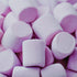 Close-up of violet marshmallows