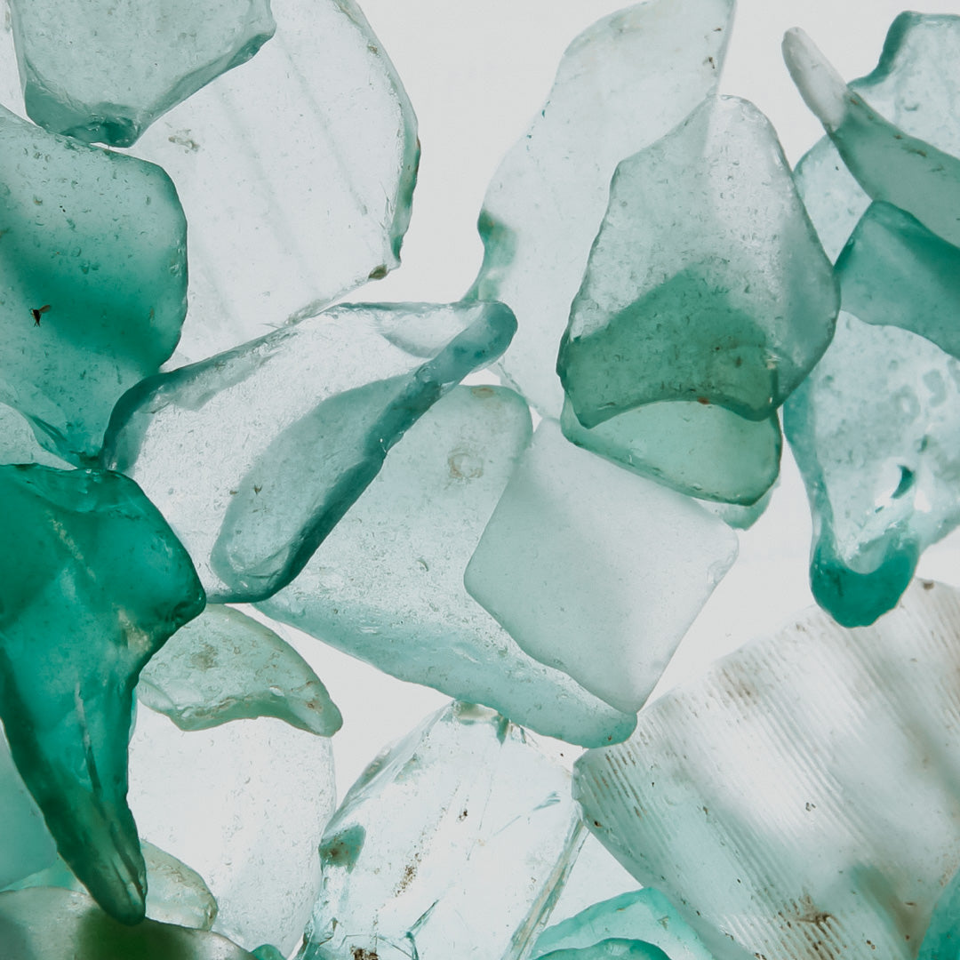 Teal Colored Sea Glass